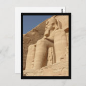 koning Ramses Abu Simbel Egypte Briefkaart (Voorkant / Achterkant)