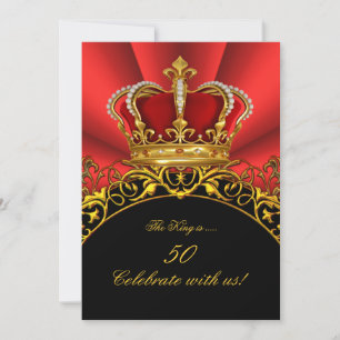 Koning Regal Rode Koningin Gouden Koninklijke Verj Kaart