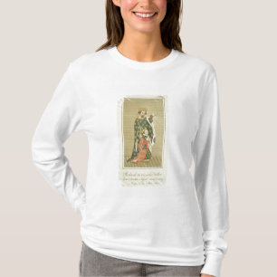Koning Richard II (1367-1400) met zijn vader Edwar T-shirt
