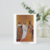 koning Richard ii van engeland , meester van Wilto Briefkaart (Staand voorkant)