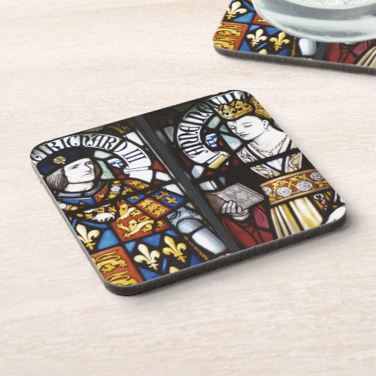Koning Richard III en koningin Anne of England Onderzetter (Linkerzijde)