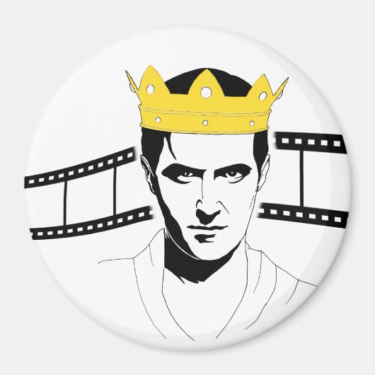 Koning Richard Magnet ronde Magneet (Voorkant)