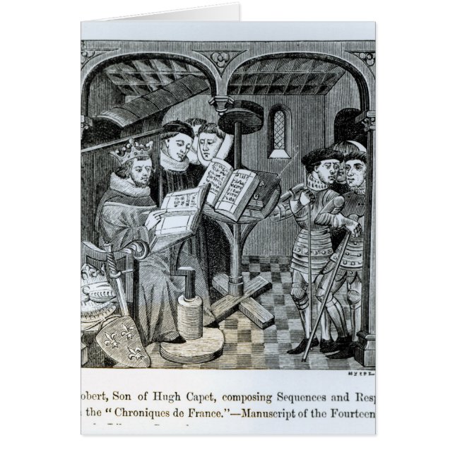 Koning Robert II zoon van Hugh Capet (Voorkant)