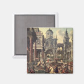 Koning Solomon en de koningin van Sheba Magneet (Voorkant / Achterkant)