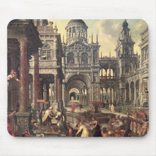 Koning Solomon en de koningin van Sheba Muismat (Voorkant)