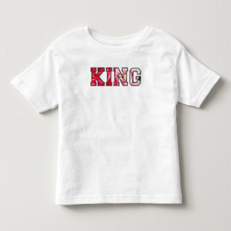 Koning tekst graffiti stijl lettertype kinder shirts