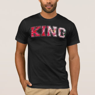 Koning tekst graffiti stijl lettertype t-shirt