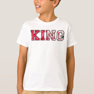 Koning tekst graffiti stijl lettertype t-shirt