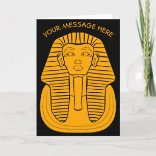 Koning Toet Toetanchamon Oud-Egyptische Grafische Kaart