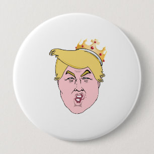 Koning Trump Ronde Button 4,0 Cm