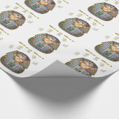 Koning Tut en Egypte Cadeaupapier (Hoek)