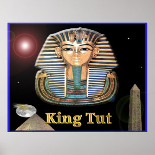 Koning Tut en Egypte Poster