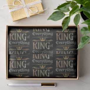 KONING van ALLES - Elegante Rijke Koninklijke Kroo Tissuepapier