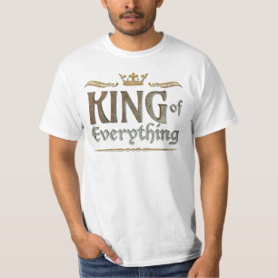 KONING VAN Alles - Grand Medieval Royal Crown T-shirt