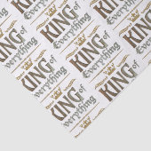 KONING VAN ALLES - Vaderdag Royal Crown Tissuepapier (Detail)