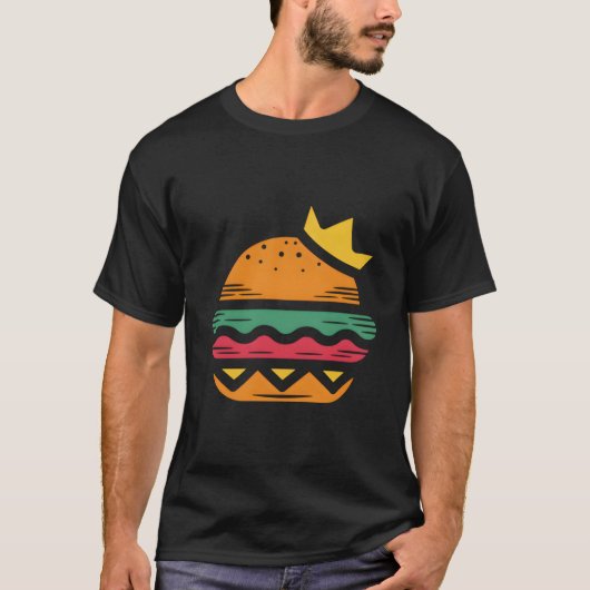 Koning van Burgers T-shirt (Voorkant)