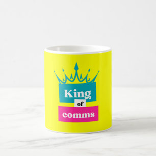 Koning van comms mok