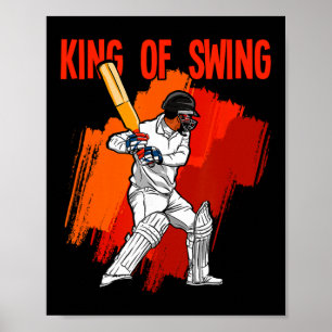 Koning van cricket poster