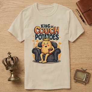 Koning van de Aardappelzakken Humoristisch Aardapp T-shirt