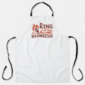 koning van de barbecue schort (Voorkant)