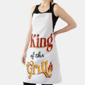 Koning van de barbecue schort (Insitu)