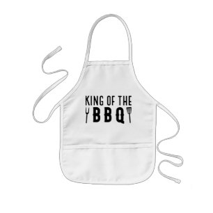 koning van de BBQ Kinder Schort