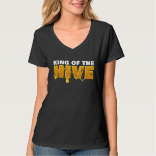 Koning Van De Bijenkorf Koele Honingbij Imker Bije T-shirt