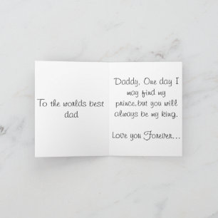 Koning van de Castle Fathers Day Kaart