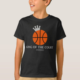 Koning van de Court Basketball T-Shirt