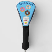 Koning van de donuts golfheadcover (Voorkant)