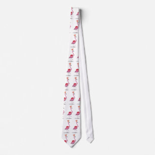 Koning van de flamingo's stropdas