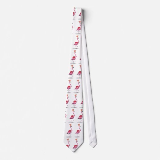 Koning van de flamingo's stropdas (Voorkant)