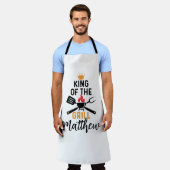 Koning van de gepersonaliseerde Mannen van de Gril Schort (Gedragen)