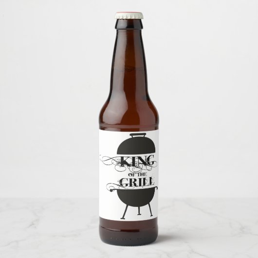 Koning van de Gril Bier Etiket (Voorkant)