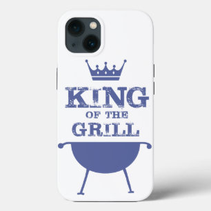 Koning van de Gril, blauw iPhone 13 Hoesje