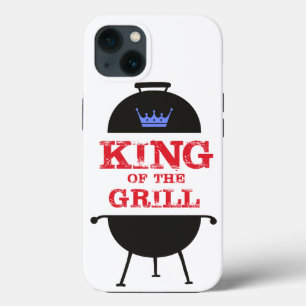 Koning van de Gril, Blauwe Kroonrood iPhone 13 Hoesje