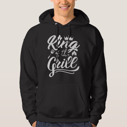 Koning van de Gril Hoodie (Voorkant)