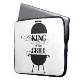 Koning van de Gril Laptop Sleeve (Voorkant Links)