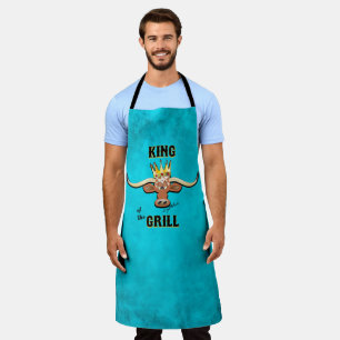 Koning van de Gril, Longhorn Steer Apron Schort