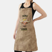 Koning van de Gril, Longhorn Steer Schort (Insitu)