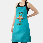 Koning van de Gril, Longhorn Steer Schort (Insitu)