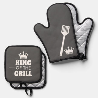 Koning van de Gril Ovenwant & Pannenlap Set