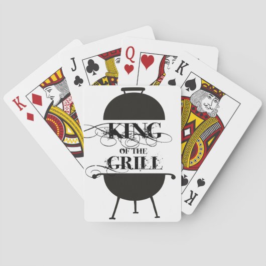 Koning van de Gril Pokerkaarten (Achterkant)
