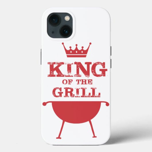 Koning van de Gril, rood Case-Mate iPhone Case (Achterkant)