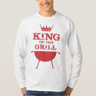 Koning van de Gril, rood T-shirt