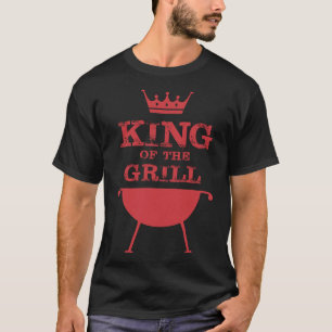 Koning van de Gril, rood T-shirt