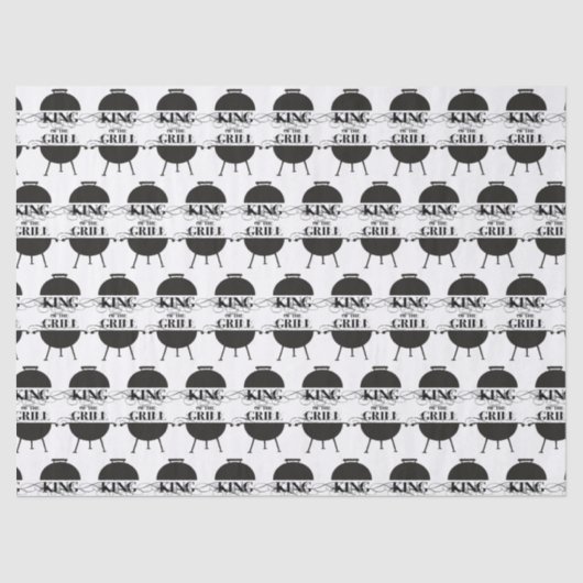 Koning van de Gril Tissuepapier (Voorkant)
