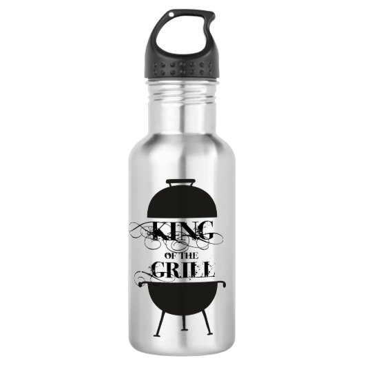 Koning van de Gril Waterfles (Voorkant)