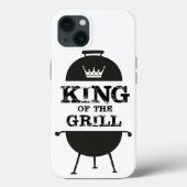Koning van de Gril, zwart wit Case-Mate iPhone Case (Achterkant)