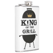 Koning van de Gril, zwarte goudkroon Heupfles (Rechts)